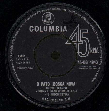 O Pato / Abandonado-Columbia-7" Vinyl