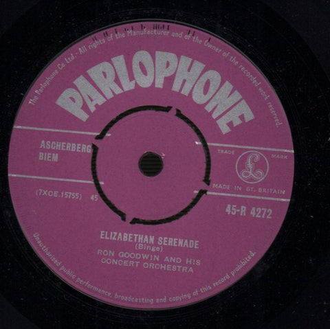 Elizabethean Serenade / Red Claok-Parlophone-7" Vinyl