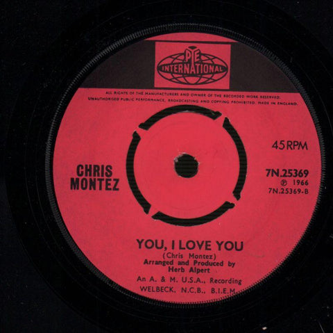 The More I See You/ You I Love You-Pye-7" Vinyl-Ex/VG