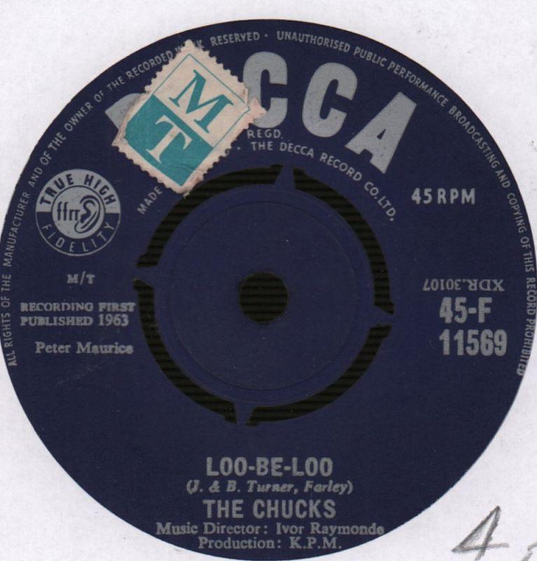 Loo-Be-Loo / Anytime Is The Right Time-Decca-7" Vinyl