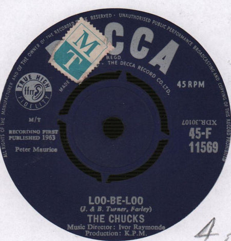 Loo-Be-Loo / Anytime Is The Right Time-Decca-7" Vinyl