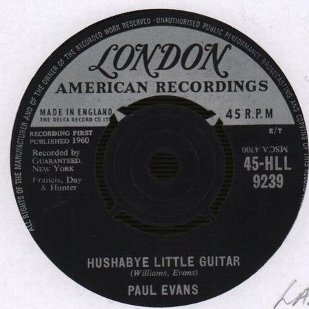 Hushabye Little Guitar / Blind Boy-London-7" Vinyl