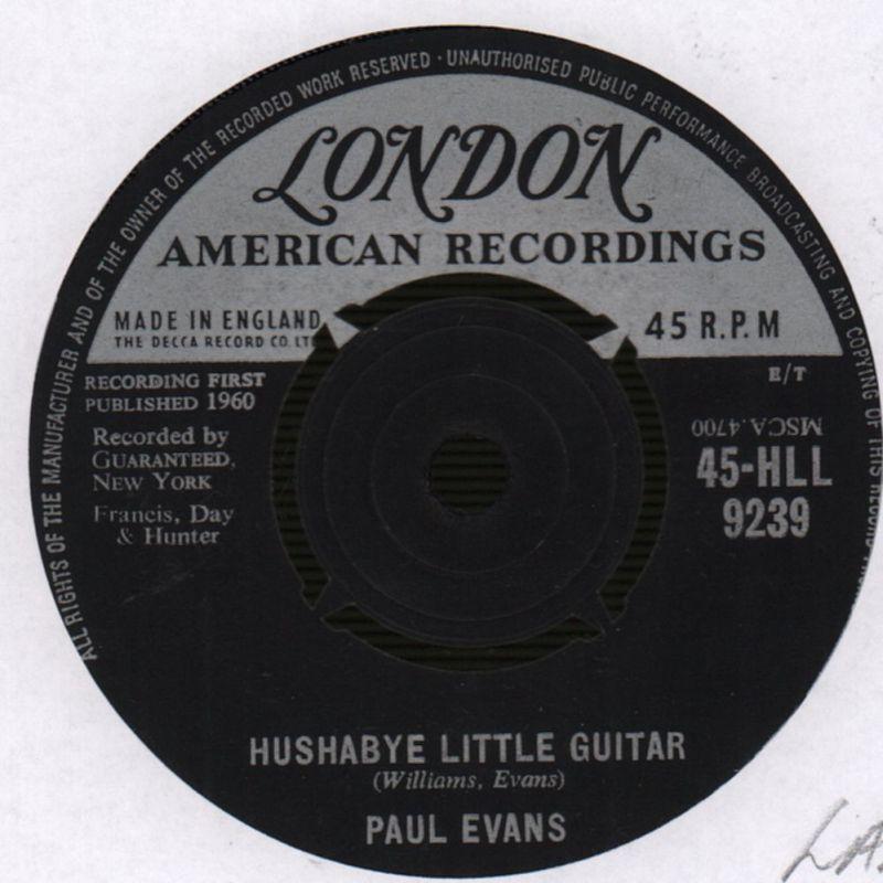 Hushabye Little Guitar / Blind Boy-London-7" Vinyl
