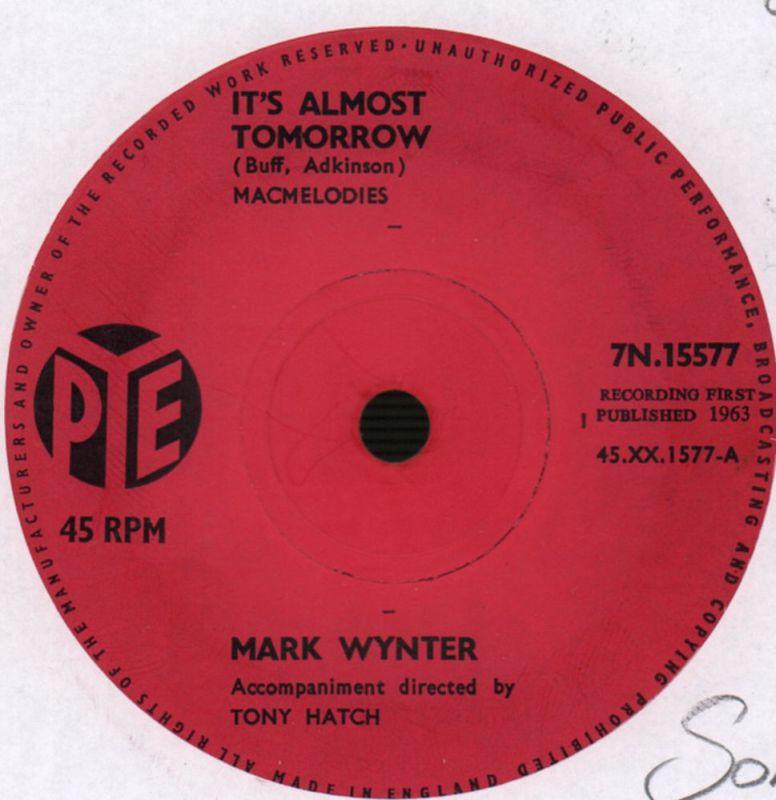 It's Almost Tomorrow / Music To Midnight-Pye-7" Vinyl