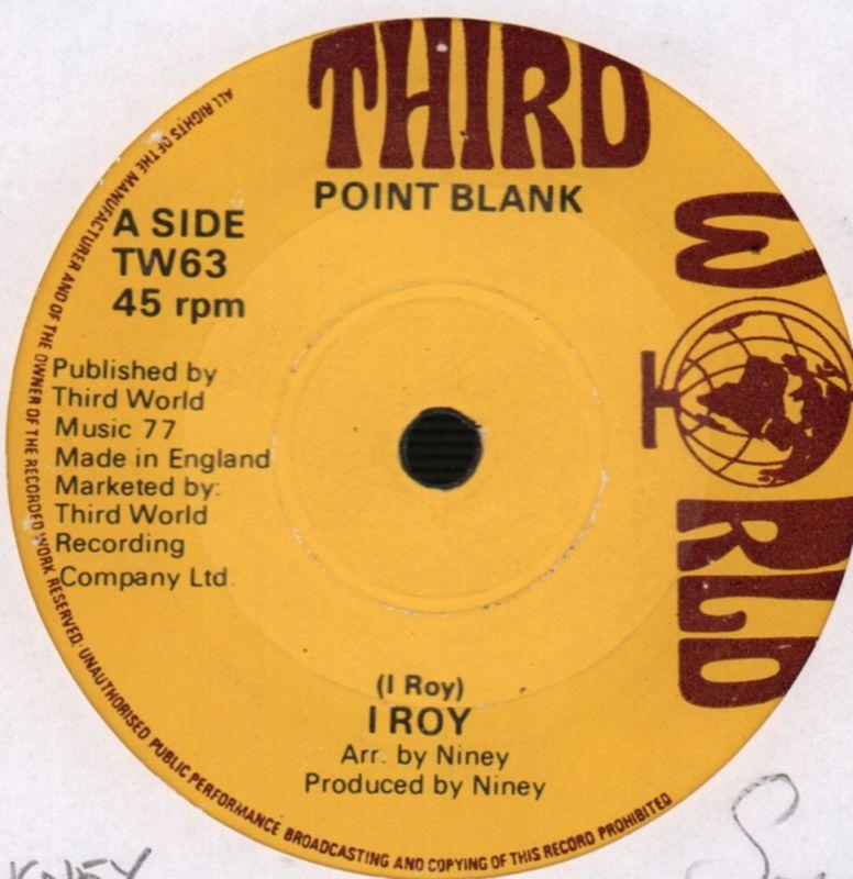 Point Blank / Rasta Pickney-Third World-7" Vinyl