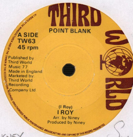 Point Blank / Rasta Pickney-Third World-7" Vinyl