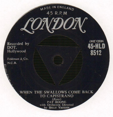 April Love/ When The Swallows Come Back-London-7" Vinyl-Ex/Ex