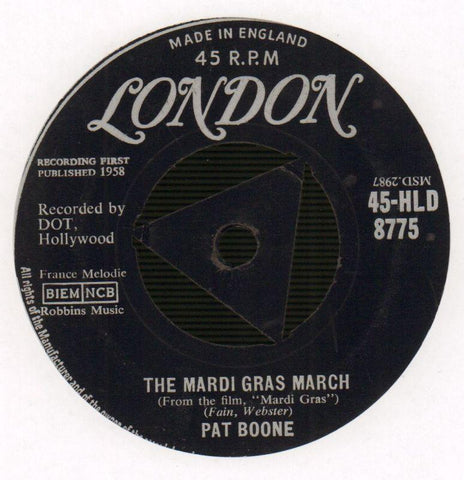 I'll Remember Tonight/ The Mardi Gras March-London-7" Vinyl-Ex/Ex-
