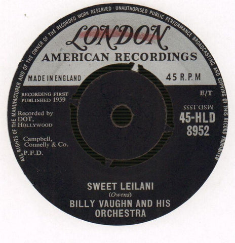 Morgen/ Sweet Leilani-London-7" Vinyl-Ex/VG