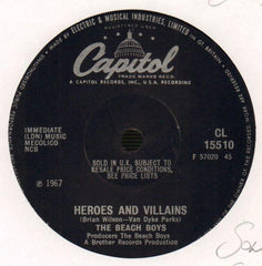 Heros And Villains / You're Welcome-Capitol-7" Vinyl