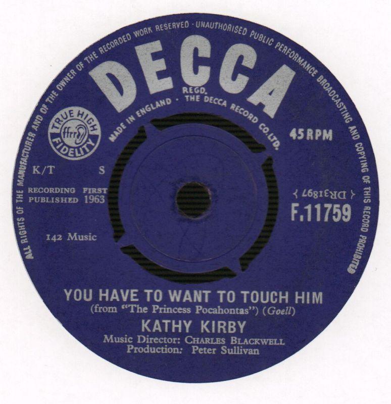 Secret Love/ You Have To Want To Touch Him-Decca-7" Vinyl-Ex/Ex