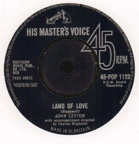 Cupboard Love/ Land Of Love-HMV-7" Vinyl-Ex/VG