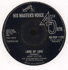 Cupboard Love/ Land Of Love-HMV-7" Vinyl-Ex/VG
