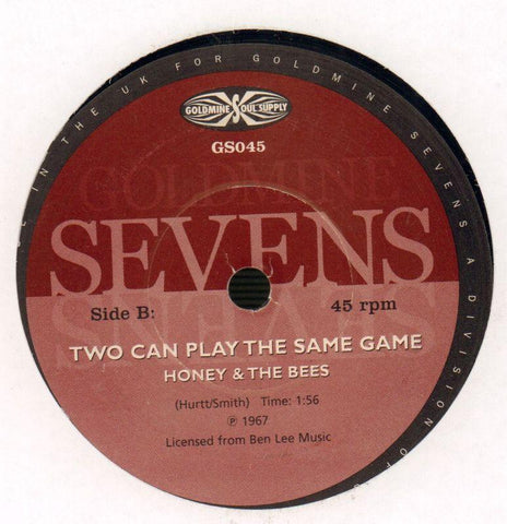 Be Yourself/ Two Can Play The Same Game-Goldmine Soul Supply Seven-7" Vinyl-Ex/VG+