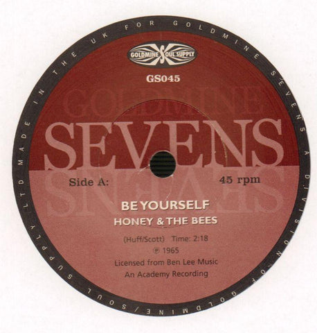 Be Yourself / Two Can Play The Same Game-Goldmine Soul Supply Seven-7" Vinyl
