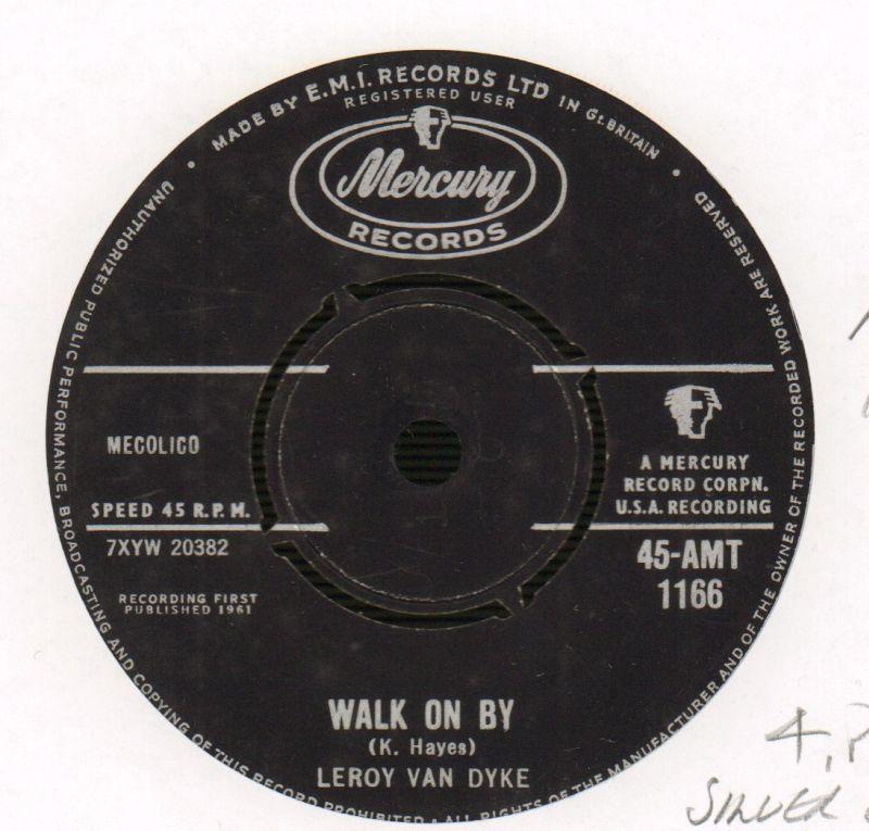 Walk On By / My World Is Caving In-Mercury-7" Vinyl