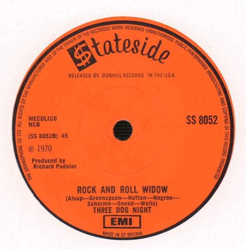 Mama Told Me Not To Come/ Rock And Roll Widow-Stateside-7" Vinyl-Ex/VG