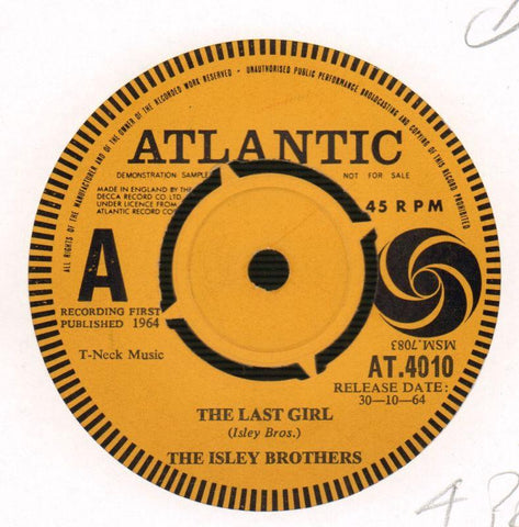 The Last Girl / Looking For Love-Atlantic-7" Vinyl