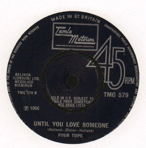 Reach Out I'll Be There/ Until You Love Someone-Tamla Motown-7" Vinyl-Ex/VG