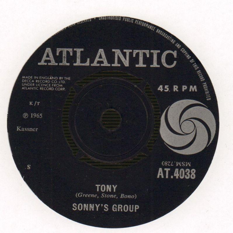 Laugh At Me/ Tony-Atlantic-7" Vinyl-Ex/VG