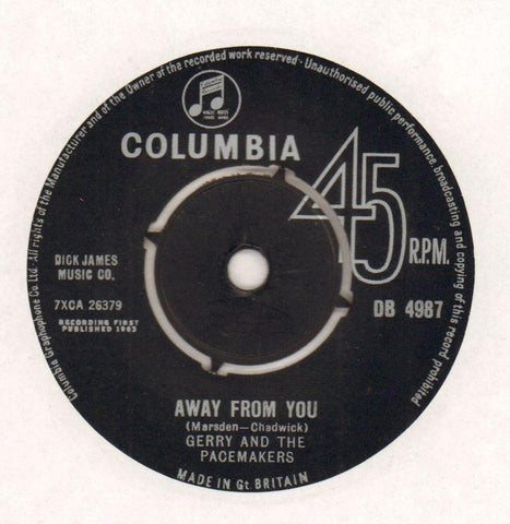 How Do You Do It/ Away From You-Columbia-7" Vinyl-Ex/VG+