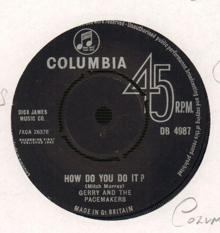 How Do You Do It / Away From You-Columbia-7" Vinyl