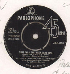 That Was The Week That Was / Gotta Lotta Lovin'-Parlophone-7" Vinyl