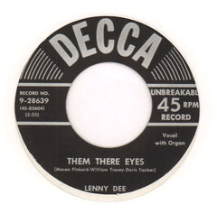 Them There Eyes / Oh Jimmy Jimmy-Decca-7" Vinyl