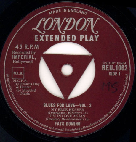 Blues For Love Volume 2 EP-London-7" Vinyl-VG/VG