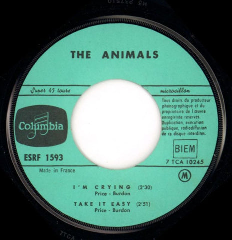 I'm Crying EP-Columbia-7" Vinyl-VG+/Ex+