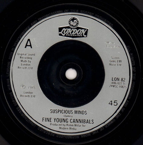 Suspicious Minds-London-7" Vinyl P/S-Ex-/NM