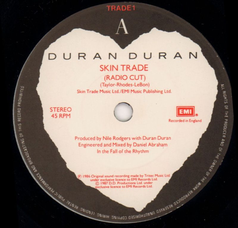 Skin Trade-EMI-7" Vinyl P/S-VG+/Ex