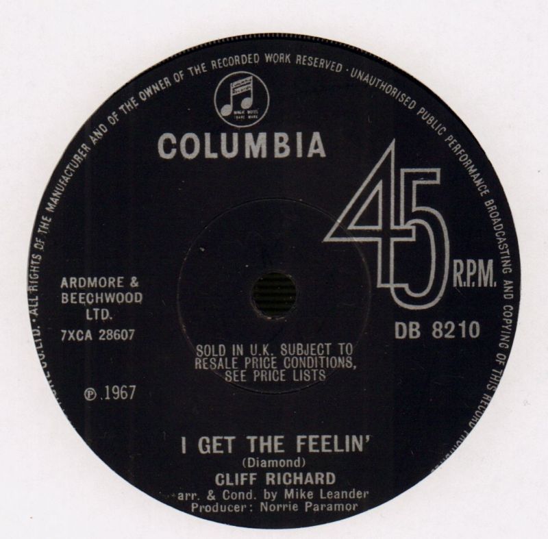 I'll Come Runnin'/ I Get The Feelin'-Columbia-7" Vinyl-Ex/VG+