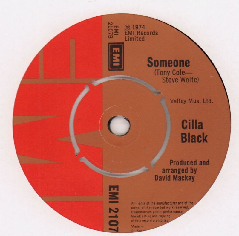 Baby We Can't Go Wrong/ Someone-EMI-7" Vinyl-Ex/VG+