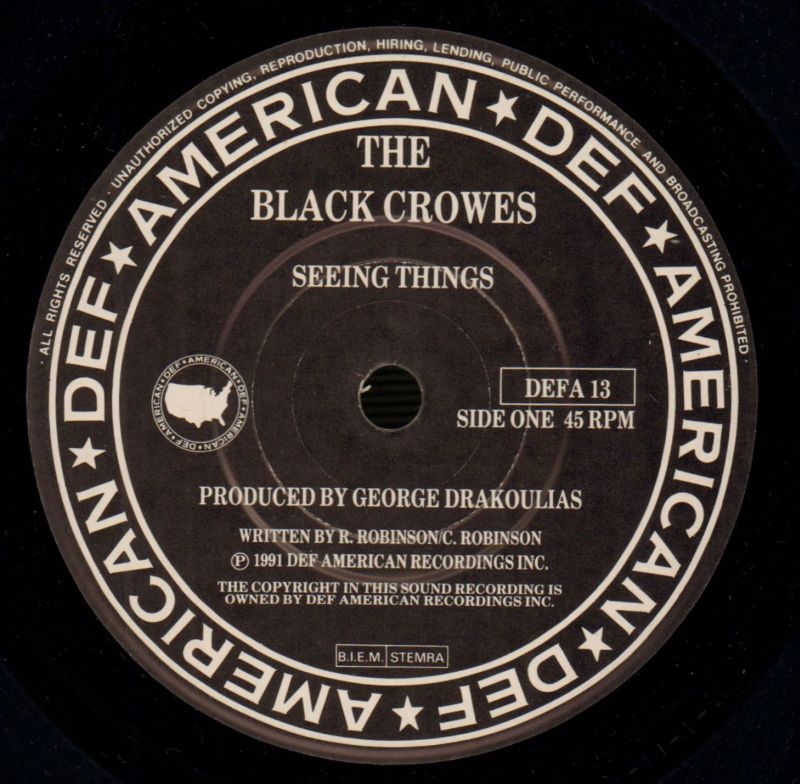 Seeing Things-Def American-7" Vinyl P/S-VG+/Ex