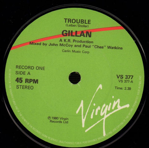 Trouble-Virgin-2x7" Vinyl Gatefold-Ex/Ex-