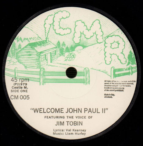 Welcome John Paul II-CMR-7" Vinyl P/S-Ex/Ex