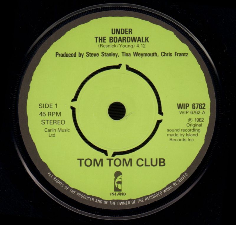 Under The Boardwalk-Island-7" Vinyl P/S-Ex+/Ex+