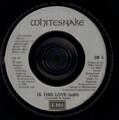 Is This Love-EMI-7" Vinyl-Ex/Ex
