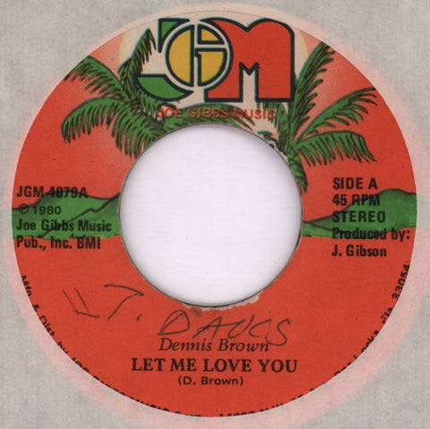 Let Me Love You/ Lover Boy-JGM-7" Vinyl