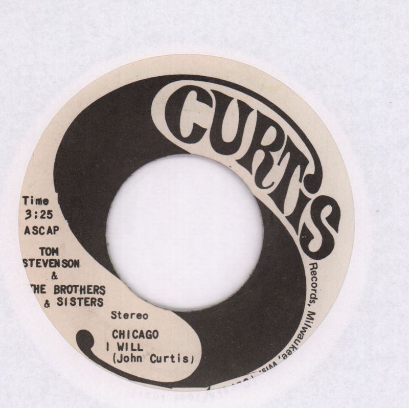 Chicago I Will/ Sweet Chariot-Curtis-7" Vinyl