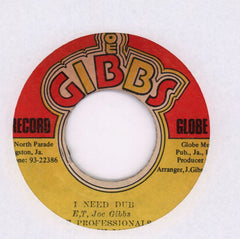 When I Need Love/ I Need Dub-Globe-7" Vinyl-Ex/G