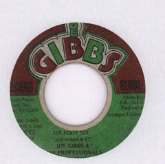 Naw Go A Them Burial/ Six Foot Six-Gibbs-7" Vinyl-Ex/G