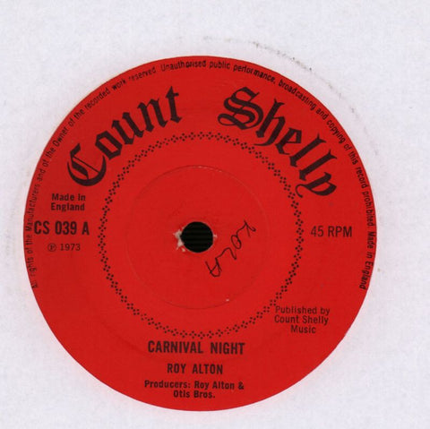 Carnival Night/ Drift Away-Count Shelly-7" Vinyl
