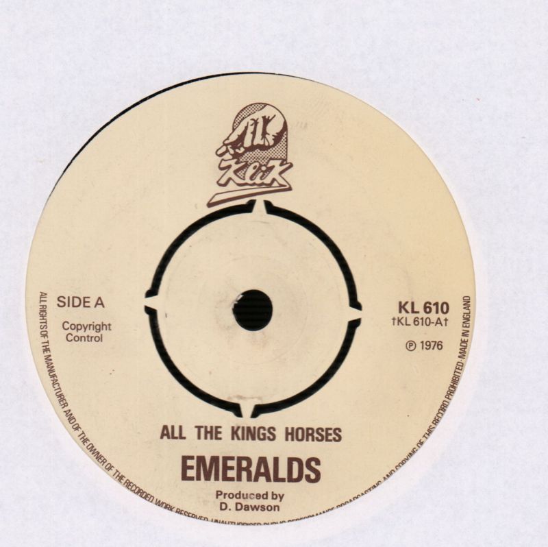 All The King's Horses/ Eventually-Klik-7" Vinyl