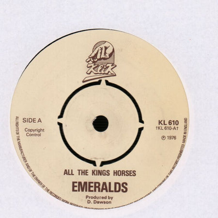 All The King's Horses/ Eventually-Klik-7" Vinyl