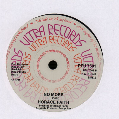 Rich Man Poor Man/ No More-Ultra-7" Vinyl-Ex/VG