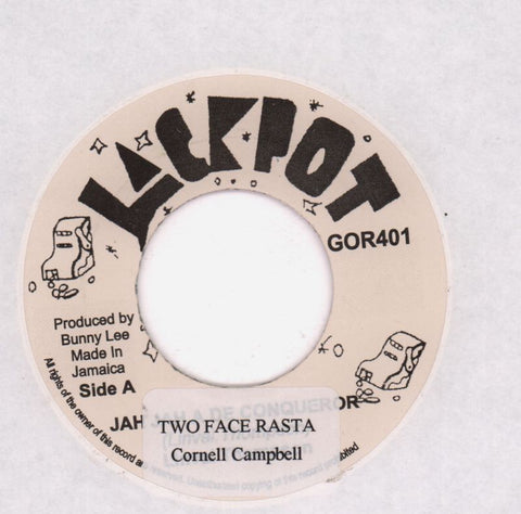 Two Face Rasta/ Conquering Dub-Jackpot-7" Vinyl