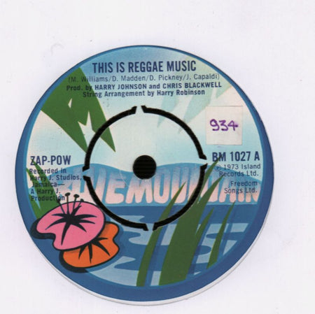 This Is Reggae Music/ Break Down-Blue Mountain-7" Vinyl