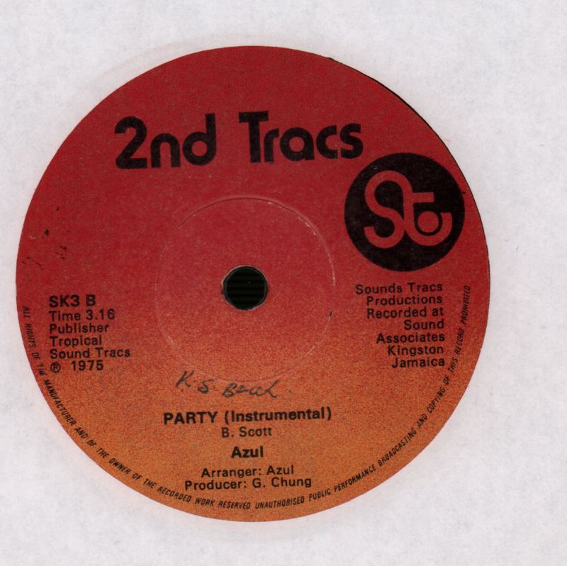 Come On Party/ Party-2nd Tracs-7" Vinyl-Ex/G+